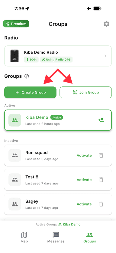 Create a group